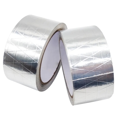 3 Way FSK Solvent Acrylic Aluminium Foil Tape HVAC Reinforced Scrim Kraft Tape