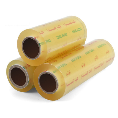 PVC Cling Compostable Stretch Film Untuk Makanan Segar Bungkus Plastik Kustom Food Grade