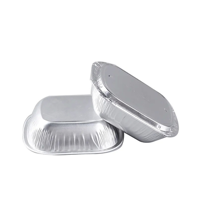 250ml Aluminium Foil Food Containers Disposable Inflight Coated Airline Food Catering Containers With Lids