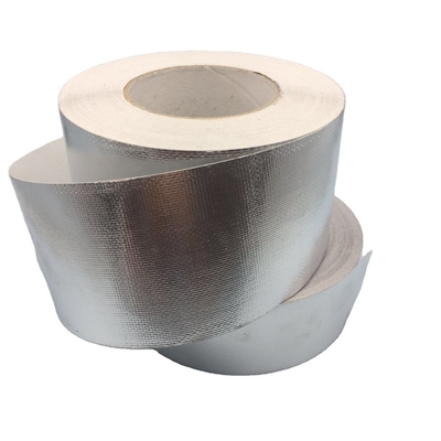 Pita Aluminium Isolasi Termal HVAC Tahan Api Pita Kain Fiberglass Tahan Panas
