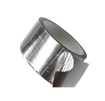 2 Cara FSK Pita Aluminium Tahan Air Karet Resin Perekat HVAC Reinforced Foil Scrim Kraft Tape