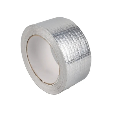 2 Way HVAC Reinforced Scrim Aluminium Foil Tape FS Rubber Resin Adhesive