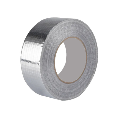 HVAC Reinforced Aluminium Foil Scrim Tape 2 Way FS Rubber Resin Adhesive