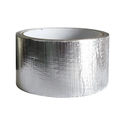 Reinforced Thermal Insulation HVAC Aluminium Foil Tape Laminated Closer PE Mesh Tape