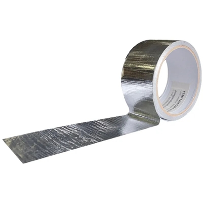 Reinforced Thermal Insulation HVAC Aluminium Foil Tape Laminated Closer PE Mesh Tape