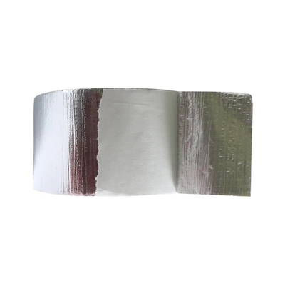 HVAC Aluminium Foil Tape Reinforced Thermal Insulation Laminasi PE Mesh Tape