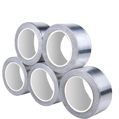 HVAC R Aluminium Foil Tape Thermal Insulation Sealing Joints Solvent Acrylic Adhesive