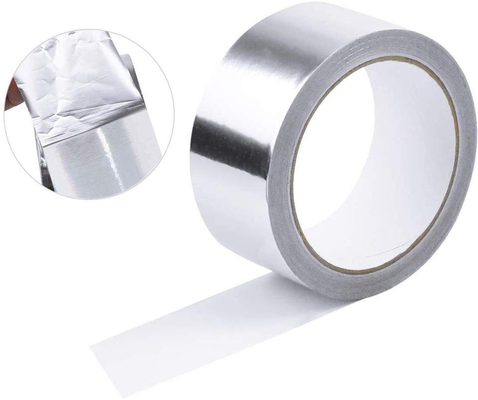 HVAC Aluminium Foil Tape Tanpa Liner Thermal Insulation Sealing Joints