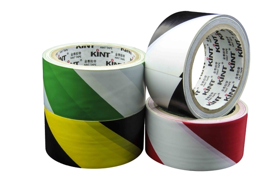 Safety Signage Floor Marking Tape PVC Underground Marking Tape Warna Ganda Hijau Putih