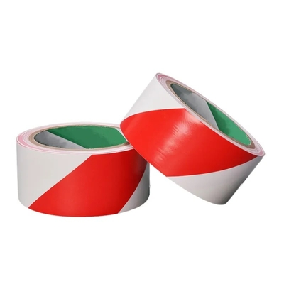 Safety Signage Floor Marking Tape PVC Underground Marking Tape Warna Ganda Hijau Putih