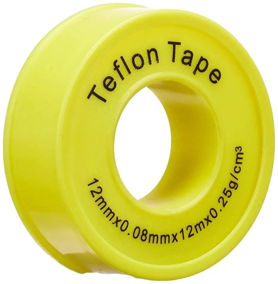 Kepadatan Tinggi Teflon PTFE Thread Seal Tape Untuk Segel Ulir Sekrup