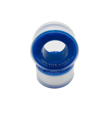 White Teflon PTFE Thread Seal Tape Untuk Pipa Sealing