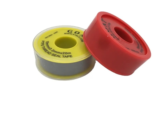 Abu-abu 100% Teflon PTFE Thread Seal Tape 19mm Pita PTFE
