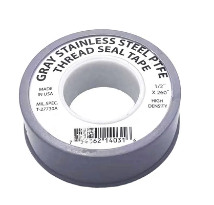 Abu-abu 100% Teflon PTFE Thread Seal Tape 19mm Pita PTFE