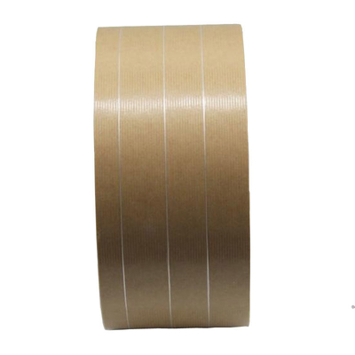 Reinforced Water Activated Kraft Paper Tape Dengan Benang Nilon 3 Benang