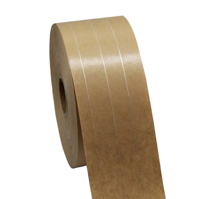 Reinforced Water Activated Kraft Paper Tape Dengan Benang Nilon 3 Benang