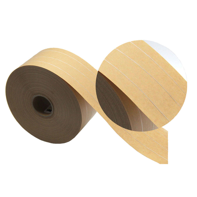 Reinforced Water Activated Kraft Paper Tape Dengan Benang Nilon 3 Benang
