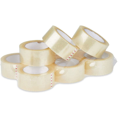 Transparan Karton Sealing BOPP Packing Tape Logo Dicetak Clear BOPP Tape
