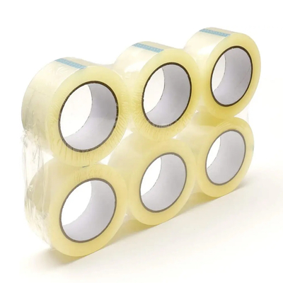 Self Adhesive Carton Packing Tape BOPP Tape Kemasan Transparan Untuk Penyegelan Karton