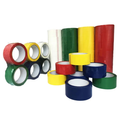 Adhesi Kuat Bopp Red Packing Tape Sealing Carton Custom Packaging Tape