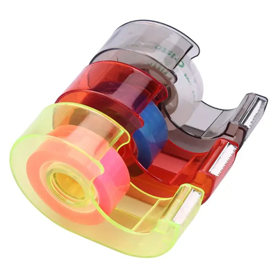 BOPP Crystal Clear Stationery Tape Dengan Dispenser Untuk Kantor Sekolah