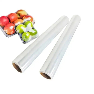 Food Grade PE Clean Wrap Cling Film Wrap Untuk Supermarket Rumah