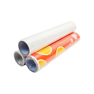Food Grade PE Clean Wrap Cling Film Wrap Untuk Supermarket Rumah