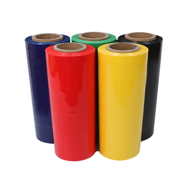 Mesin stretch film plastik pembungkus palet biodegradable berwarna Mesin Jumbo Roll