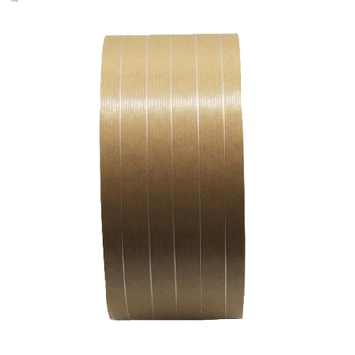 Air Diaktifkan Self Adhesive Kraft Paper Tape Reinforced Brown Kraft Eco Paper Tape