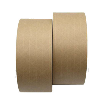 Reinforced Kraft Paper Sealing Tape Water Activated Custom Printed Kraft Tape