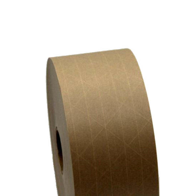 Reinforced Kraft Paper Sealing Tape Water Activated Custom Printed Kraft Tape