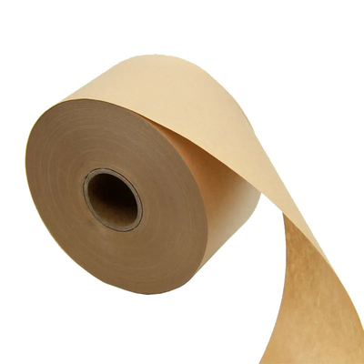 Non Reinforced Kraft Packaging Tape Eco Friendly Water Activated Reinforced Gummed Tape