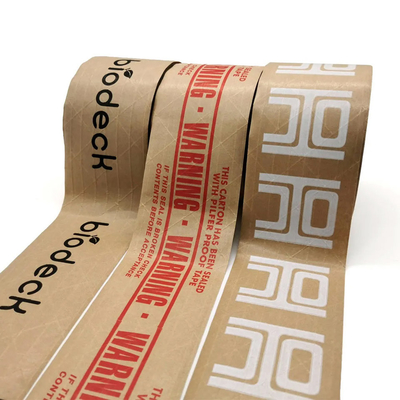 Dicetak Self Adhesive Kraft Tape Gummed Water Activated Tape