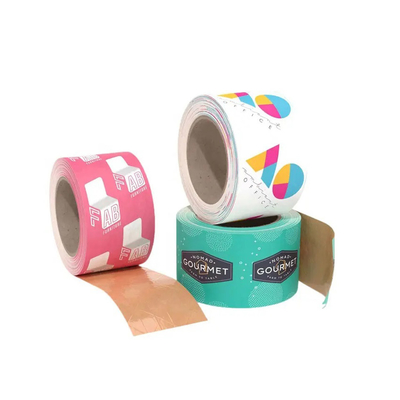 Dicetak Self Adhesive Kraft Tape Gummed Water Activated Tape