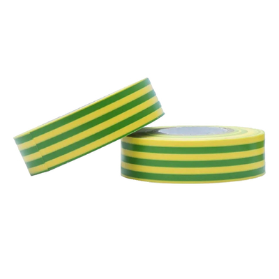 Pita Isolasi Kuning Berwarna PVC Tahan Api Rendah VOC Bebas Timbal