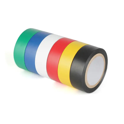 Pita Isolasi Kuning Berwarna PVC Tahan Api Rendah VOC Bebas Timbal