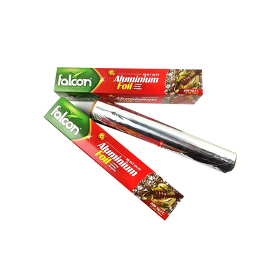 Silver Heavy Duty Kitchen Aluminium Jumbo Roll Dengan Band Sawtooth Cutter Untuk Rumah Tangga