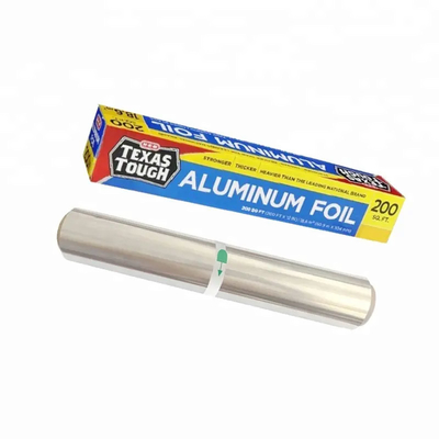 Food Grade 45cm Kitchen Kertas Aluminium Foil Roll Dapat Disesuaikan