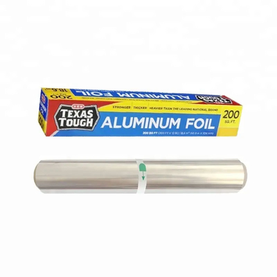 Food Grade 45cm Kitchen Kertas Aluminium Foil Roll Dapat Disesuaikan