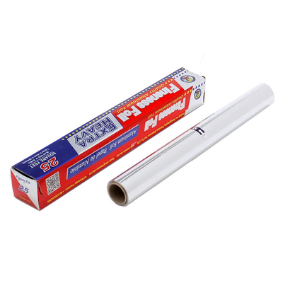 Food Grade 45cm Kitchen Kertas Aluminium Foil Roll Dapat Disesuaikan