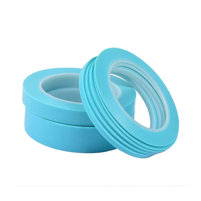 Tahan Panas Kue Otomotif Tertutup Pita PVC Suhu Tinggi Selotip Garis Biru