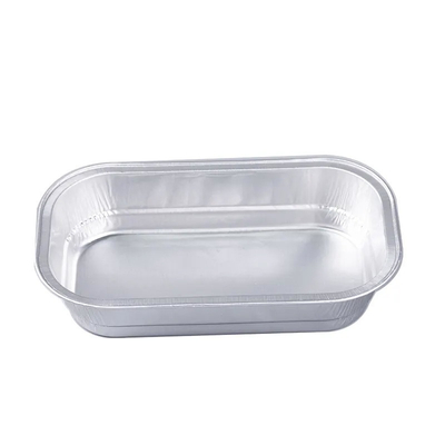 320ml Aluminium Foil Food Containers Airplane Airline Aluminium Casserole Pan With Lid