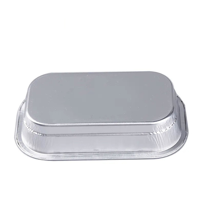 320ml Aluminium Foil Food Containers Airplane Airline Aluminium Casserole Pan With Lid
