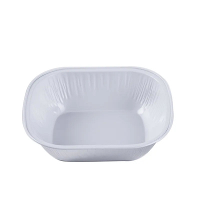 250ml Aluminium Foil Food Containers Disposable Inflight Coated Airline Food Catering Containers With Lids