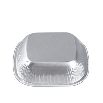 250ml Aluminium Foil Food Containers Disposable Inflight Coated Airline Food Catering Containers With Lids