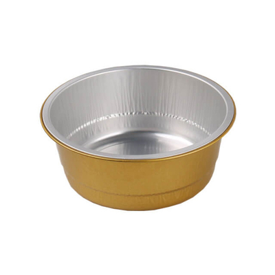 450ml Colorful Aluminium Foil Food Containers Smoothwall Disposable Pudding Baking Cups With Lid