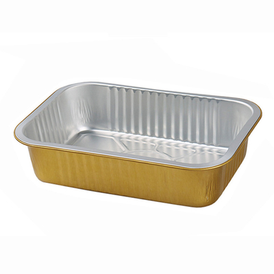 750ml Disposable Colorful Aluminium Foil Baking Cake Tray Pan Container