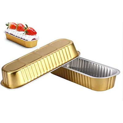 200ml Mini Loaf Aluminium Takeaway Box Baking Wadah Foil Besar