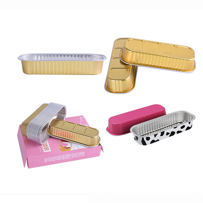 200ml Mini Loaf Aluminium Takeaway Box Baking Wadah Foil Besar
