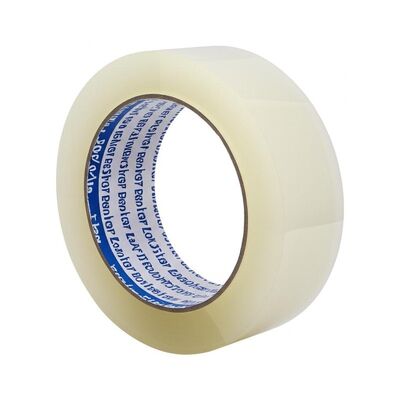 Kekuatan Perekat 20-50g25mm BOPP Packing Tape Clear Heavy Duty Tape Ideal untuk Kemasan Gudang dan Perlindungan Paket